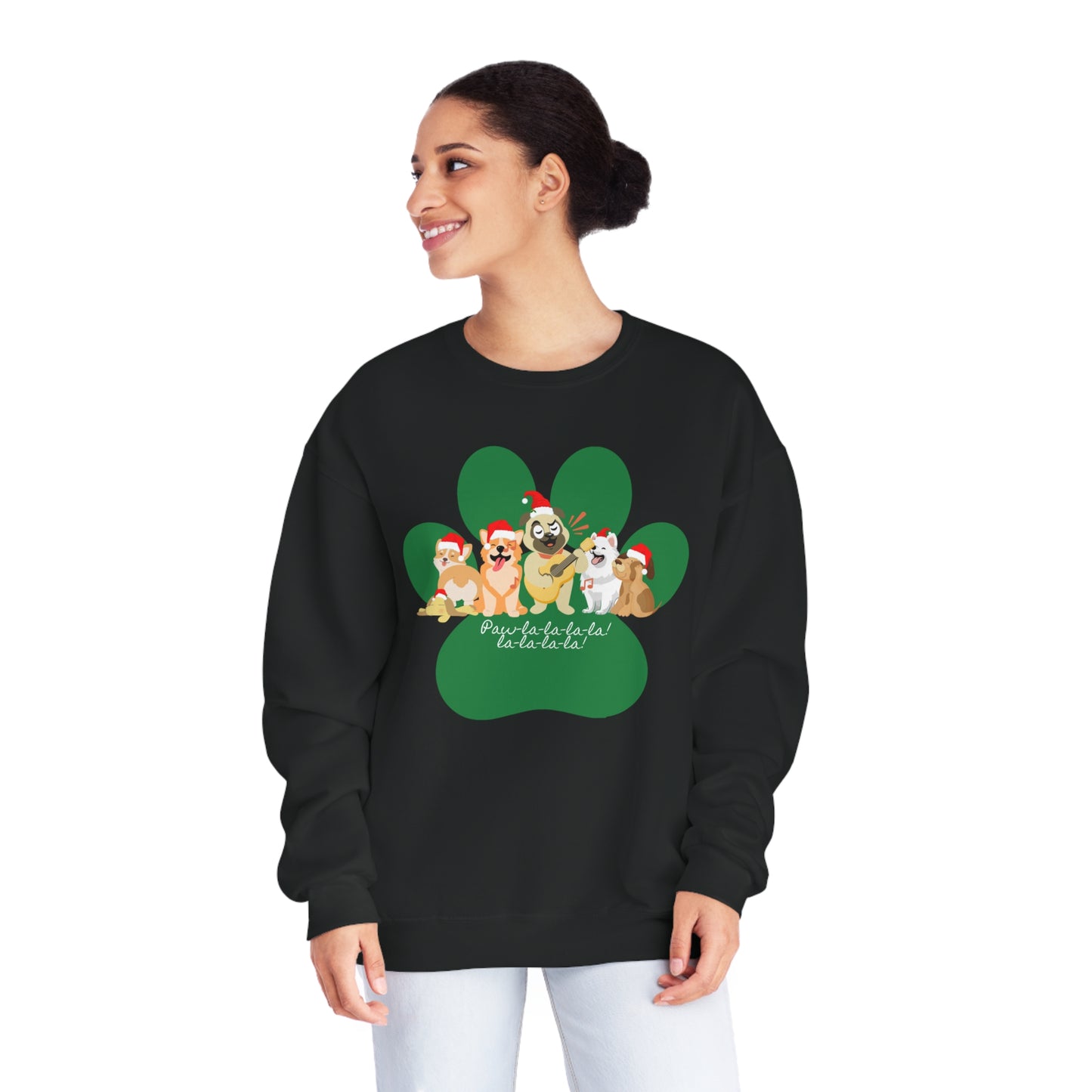 Unisex NuBlend® Crewneck Sweatshirt, PAW la la la la!