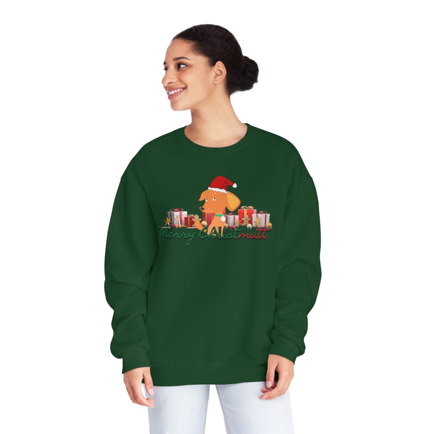 Unisex NuBlend® Crewneck Sweatshirt, Merry ChrisMUTT