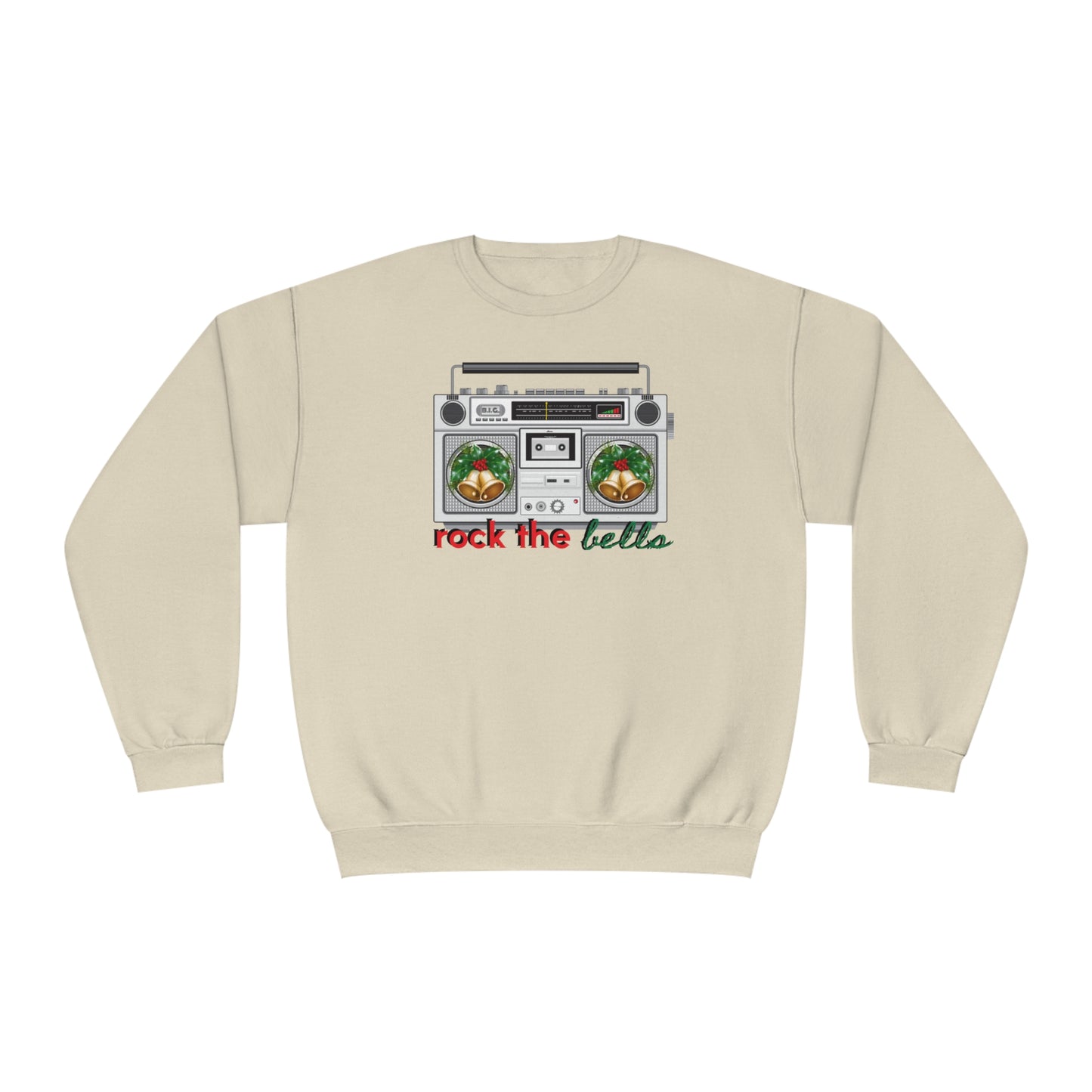 Unisex NuBlend® Crewneck Sweatshirt, ROCK THE BELLS/Xmas