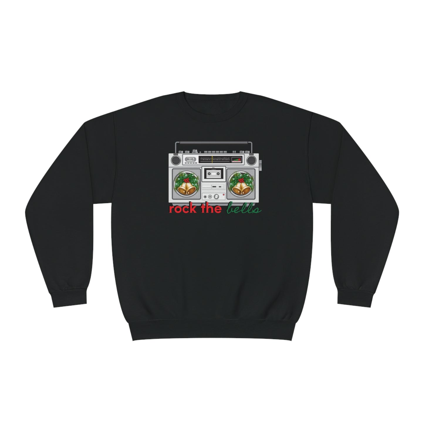 Unisex NuBlend® Crewneck Sweatshirt, ROCK THE BELLS/Xmas