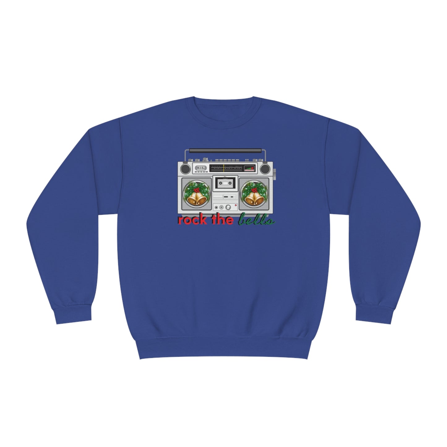 Unisex NuBlend® Crewneck Sweatshirt, ROCK THE BELLS/Xmas