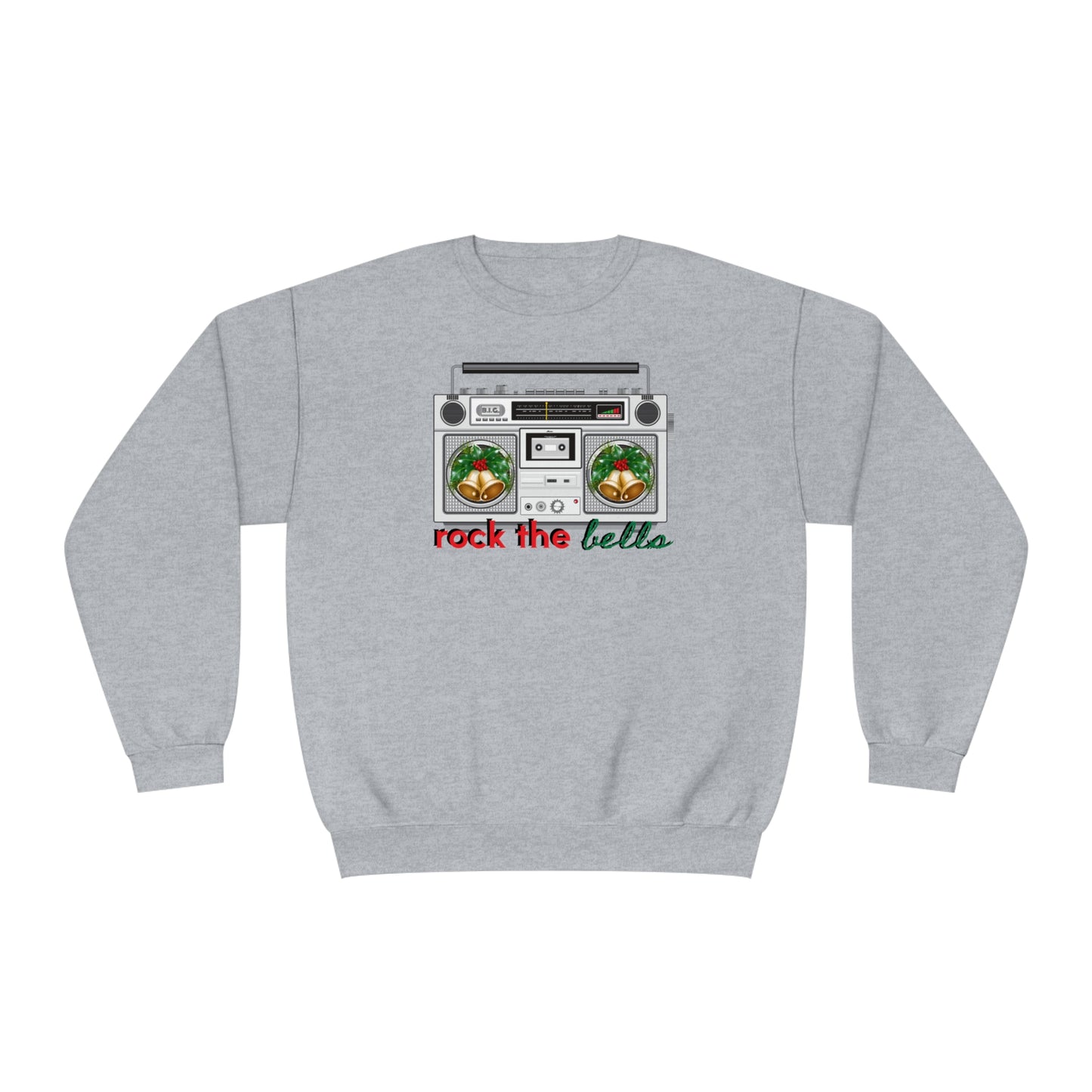 Unisex NuBlend® Crewneck Sweatshirt, ROCK THE BELLS/Xmas