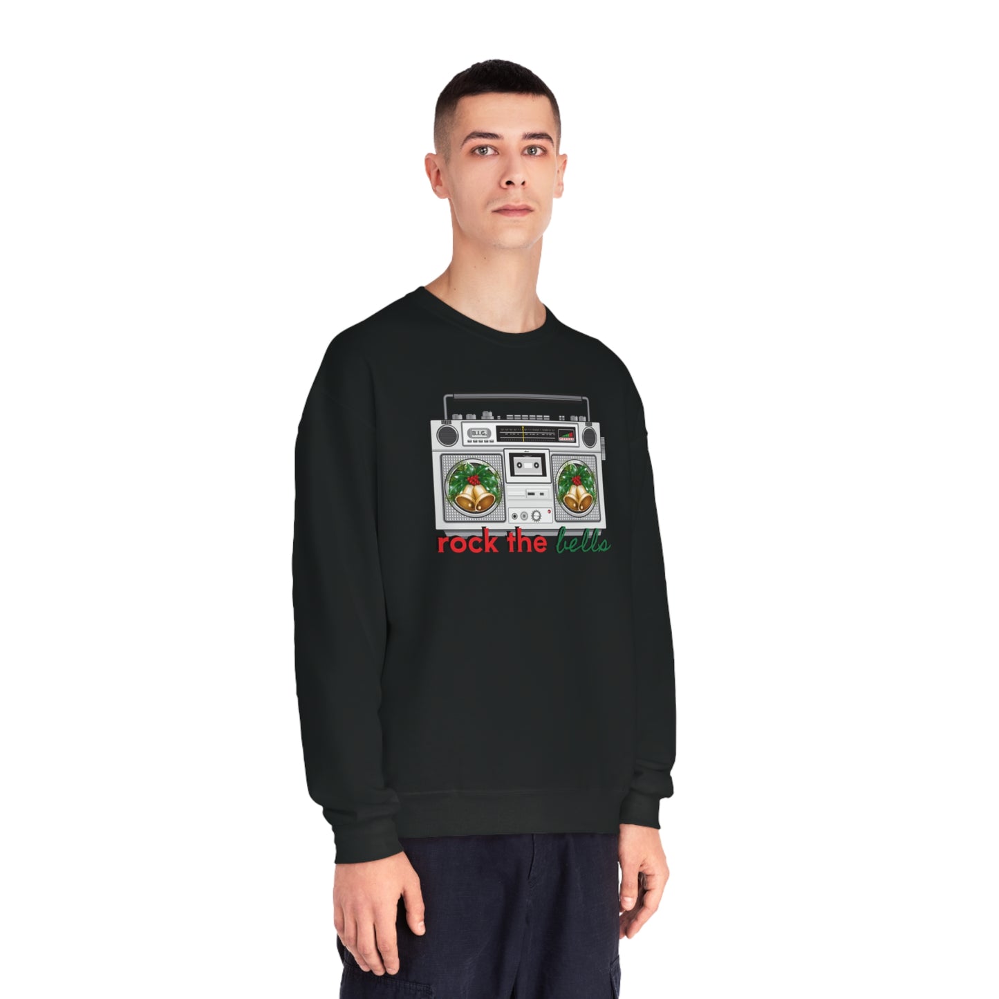 Unisex NuBlend® Crewneck Sweatshirt, ROCK THE BELLS/Xmas