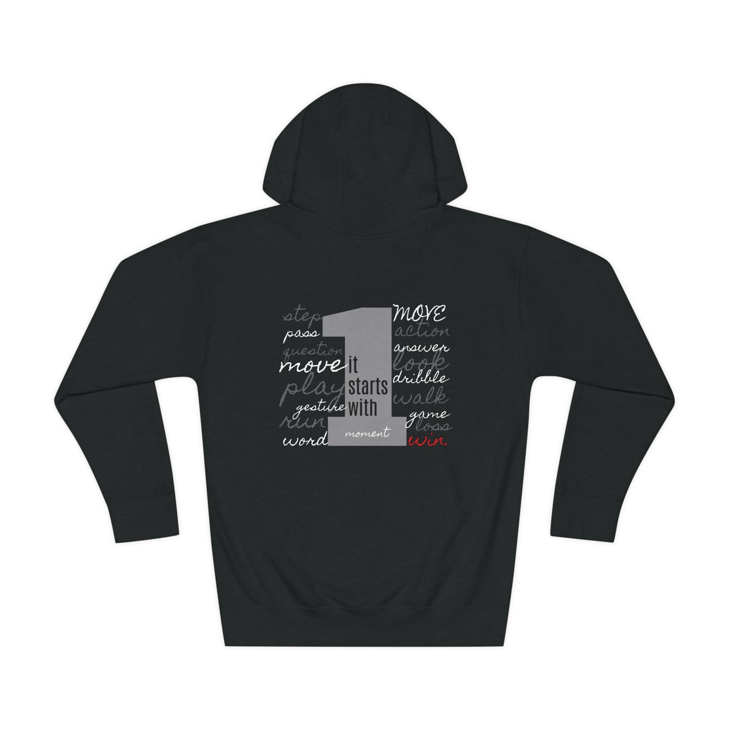 Unisex Fleece Hoodie, STARTS WITH 1