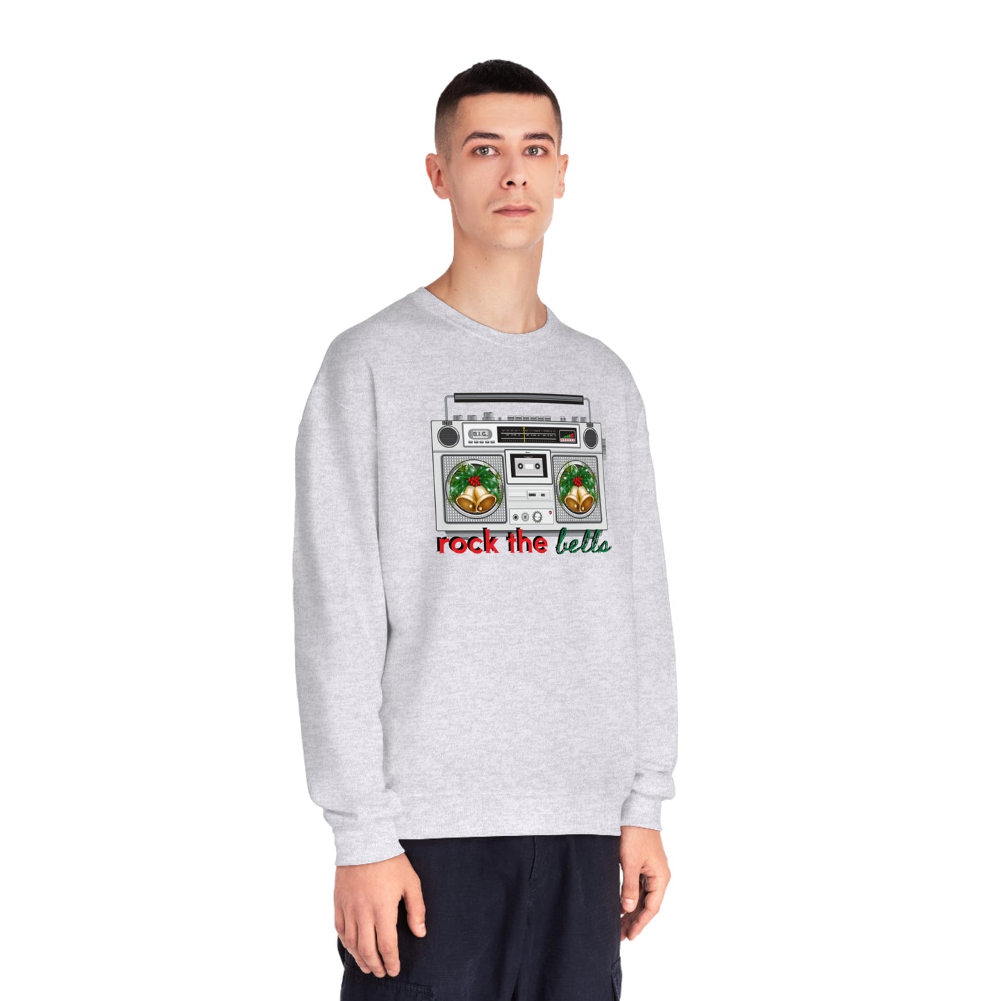 Unisex NuBlend® Crewneck Sweatshirt, ROCK THE BELLS/Xmas