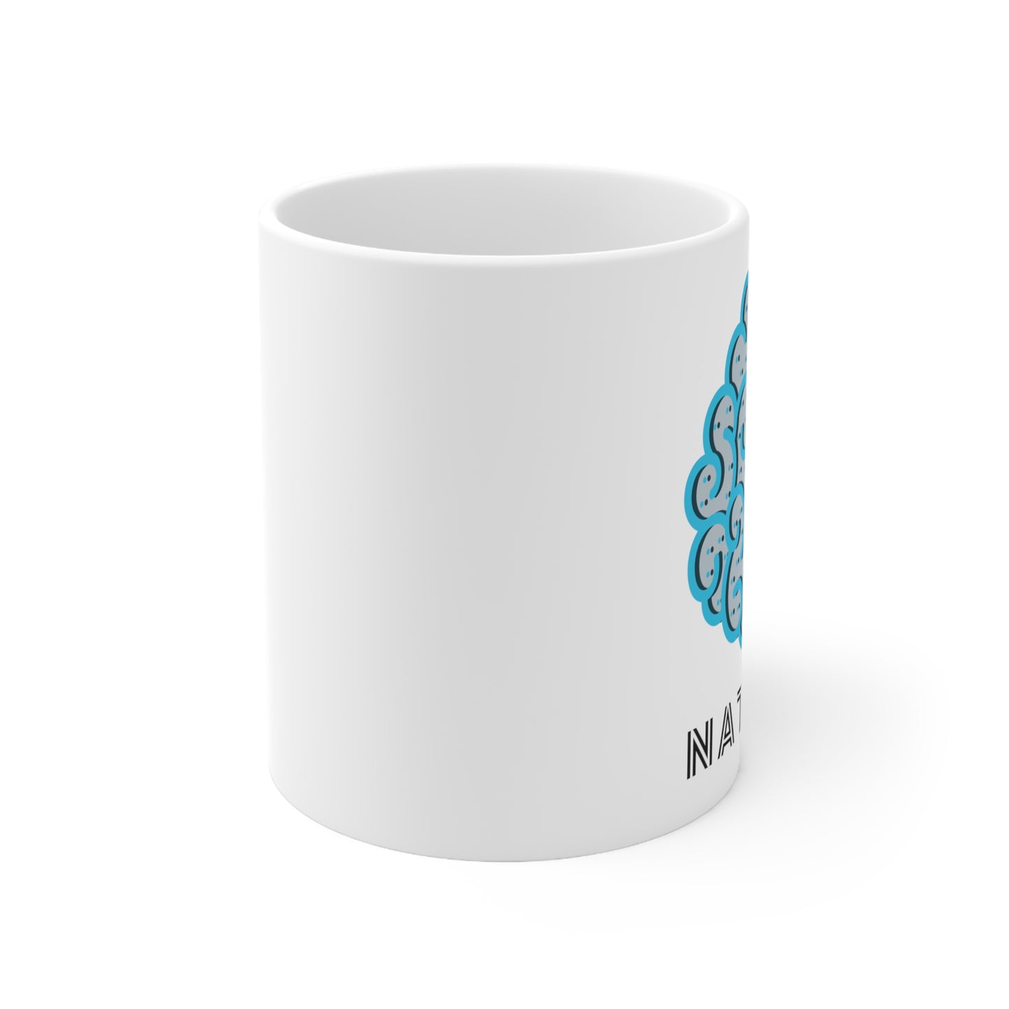 White Natty G Ceramic Mug 11oz