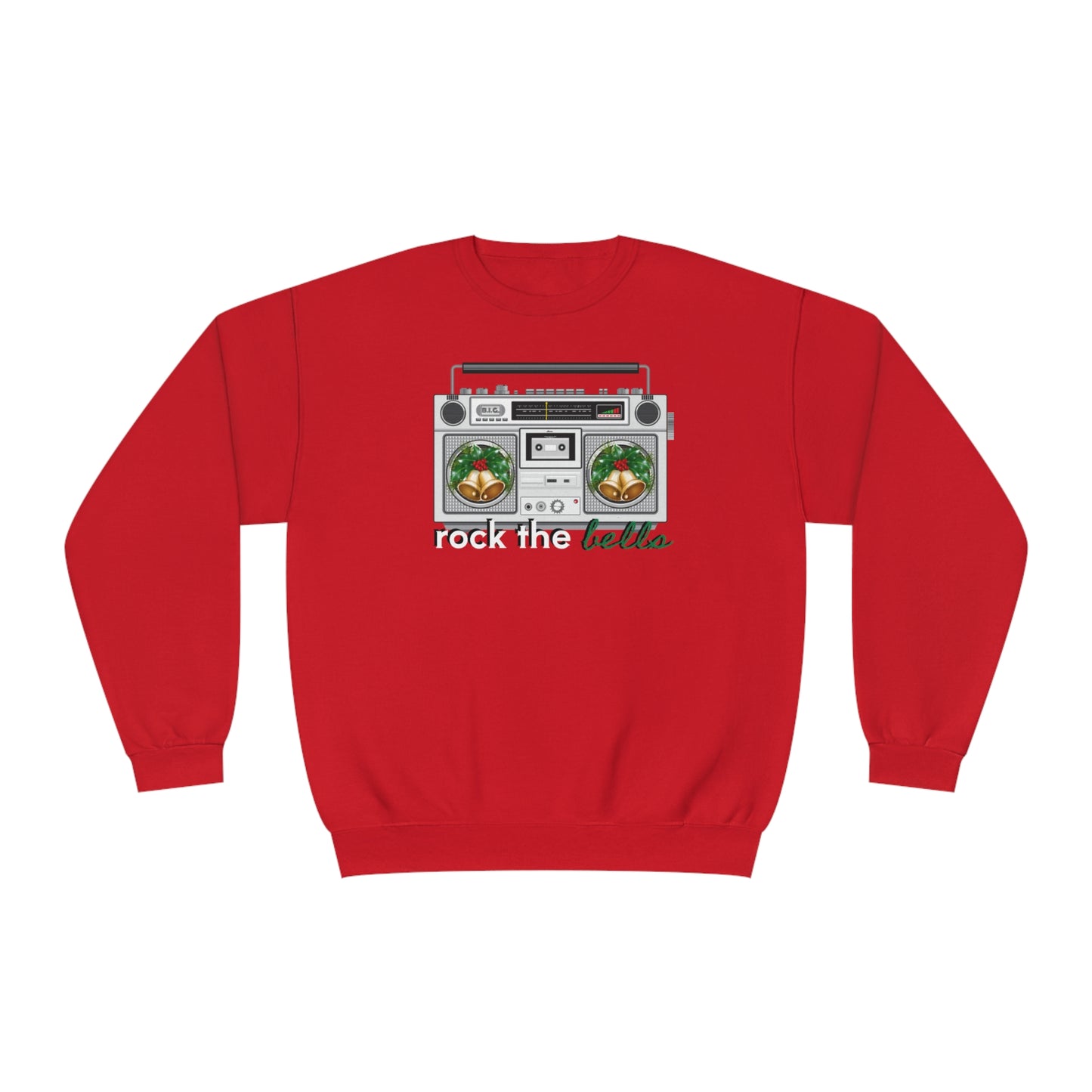 Unisex NuBlend® Crewneck Sweatshirt, ROCK THE BELLS/Xmas