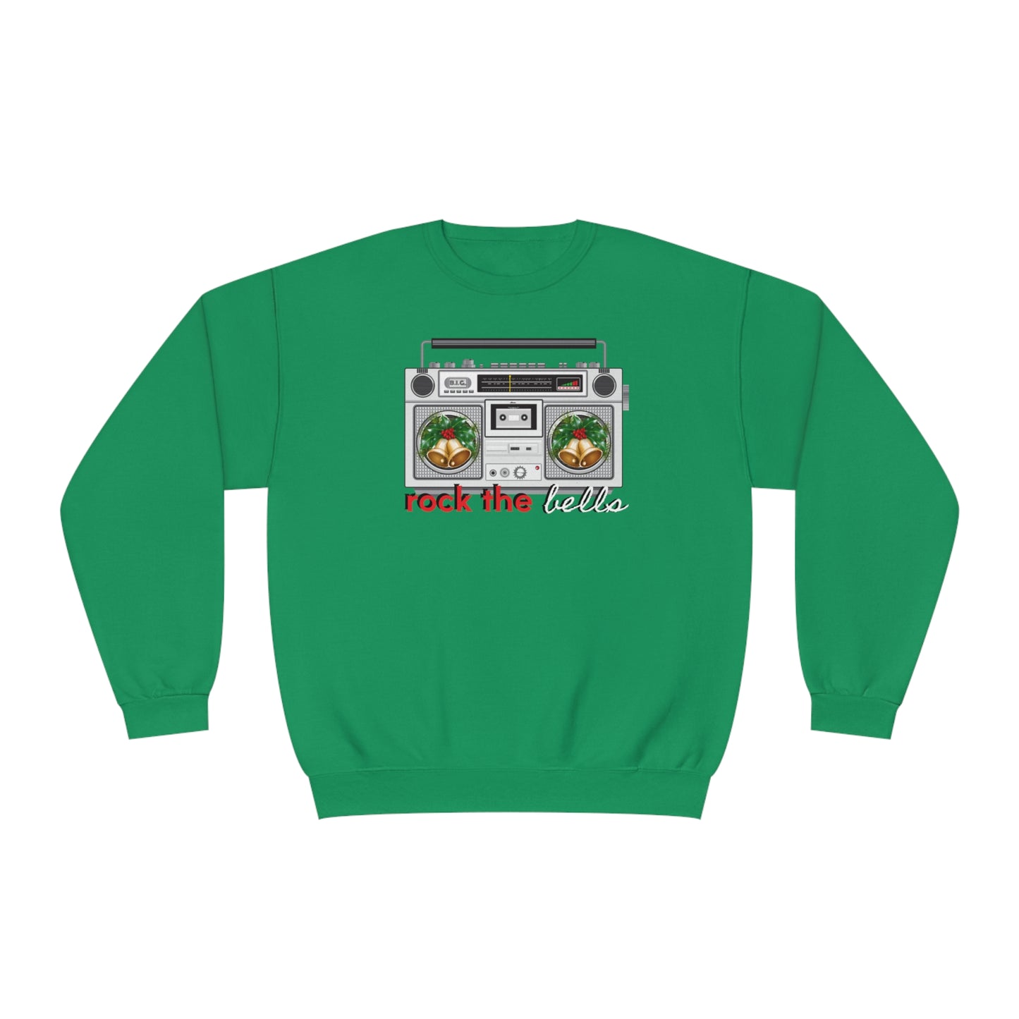 Unisex NuBlend® Crewneck Sweatshirt, ROCK THE BELLS/Xmas