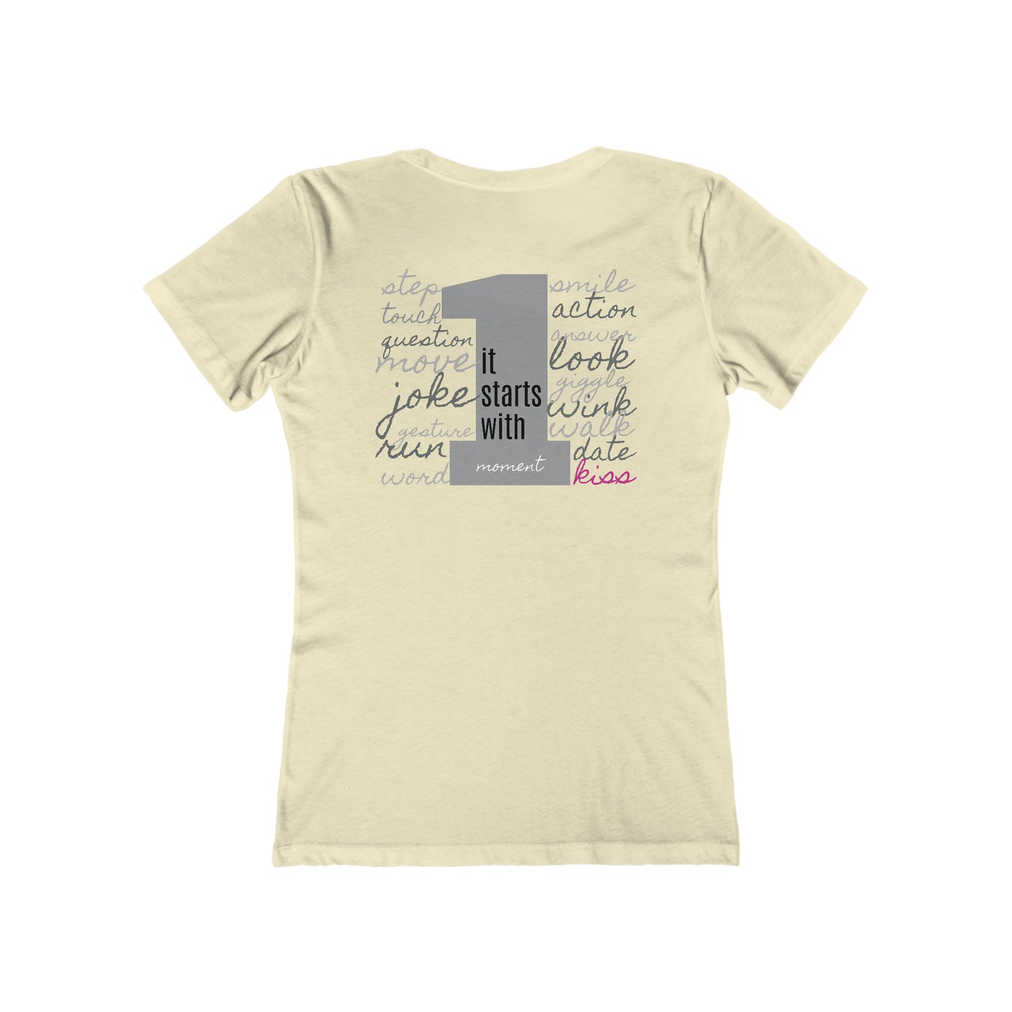 Women's The Boyfriend Tee, STARTS WITH 1