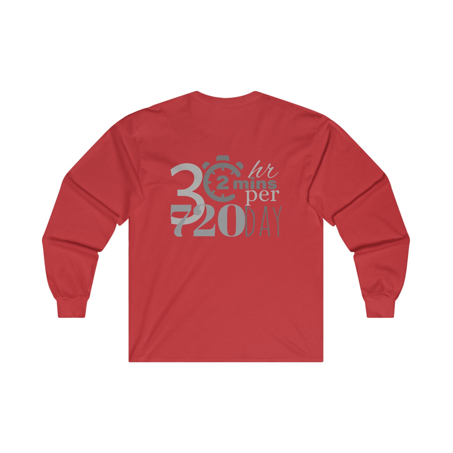 Ultra Cotton Long Sleeve Tee, FOOTBALL Moments - 2min Drill