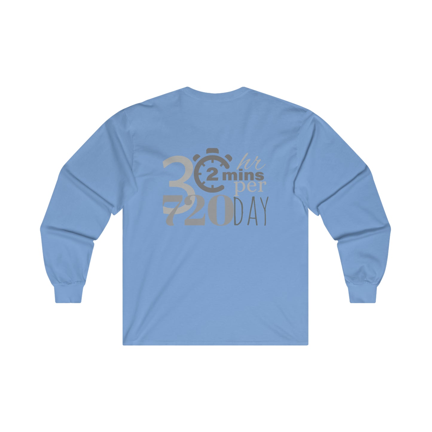 Ultra Cotton Long Sleeve Tee, FOOTBALL Moments - 2min Drill