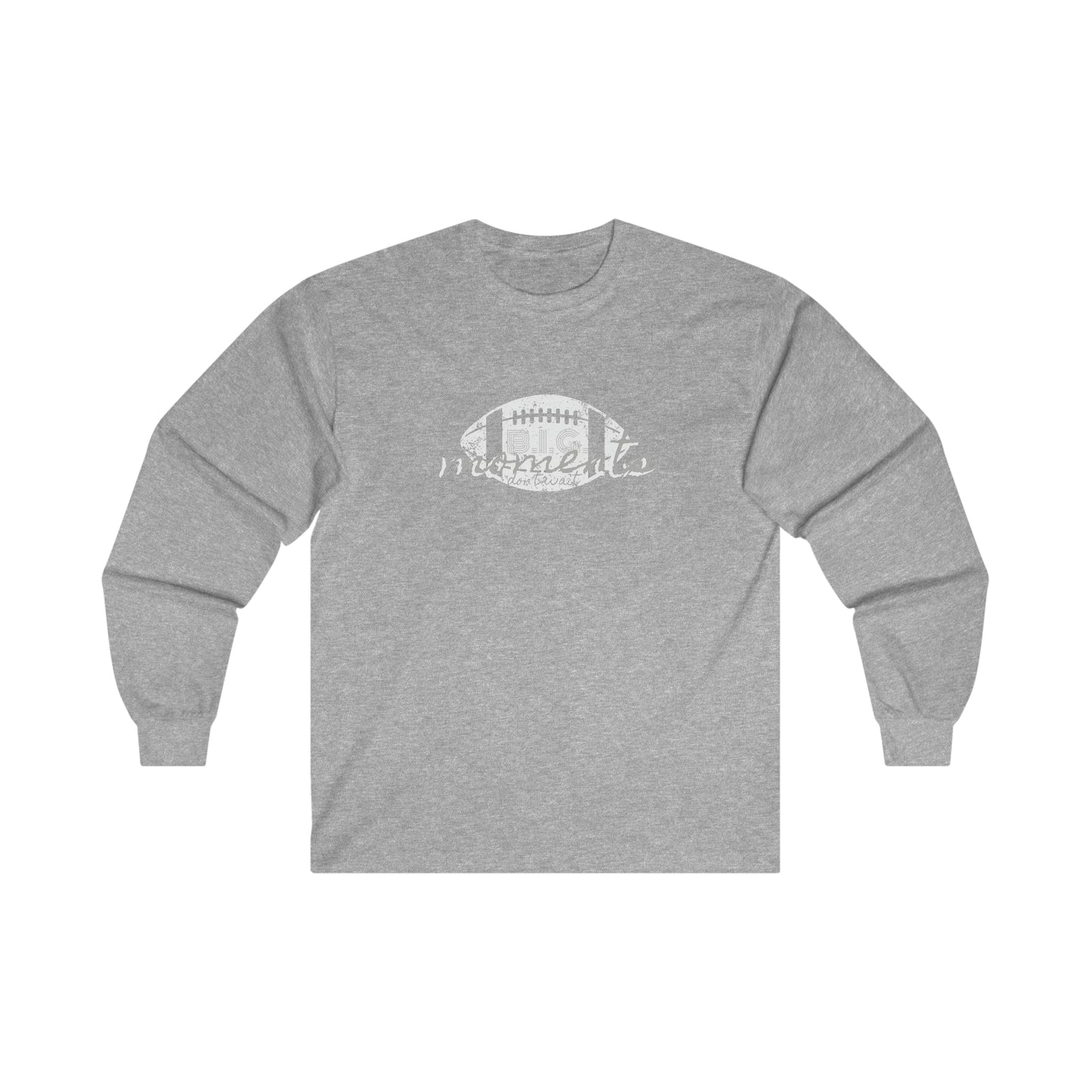 Ultra Cotton Long Sleeve Tee, FOOTBALL Moments - 2min Drill